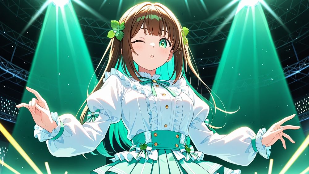 サンプル画像3:【FANZA専売】カラーツインズ Vol.1 爆乳紫髪茶髪アイドル中出し種付け撮影会【4K】【400枚収録】(御一堂) [d_564951]