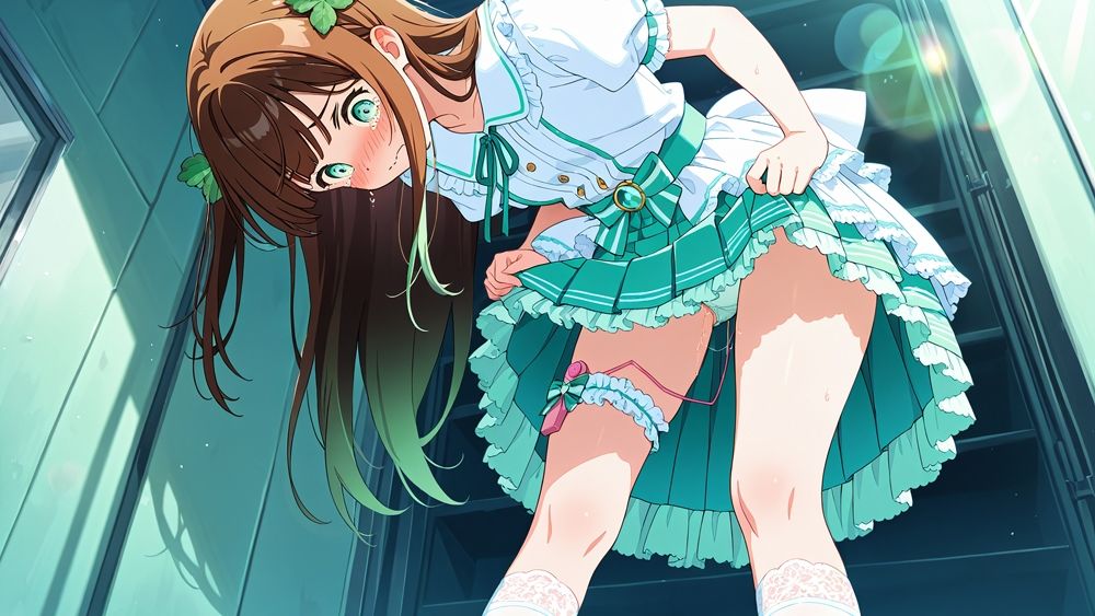 サンプル画像5:【FANZA専売】カラーツインズ Vol.1 爆乳紫髪茶髪アイドル中出し種付け撮影会【4K】【400枚収録】(御一堂) [d_564951]