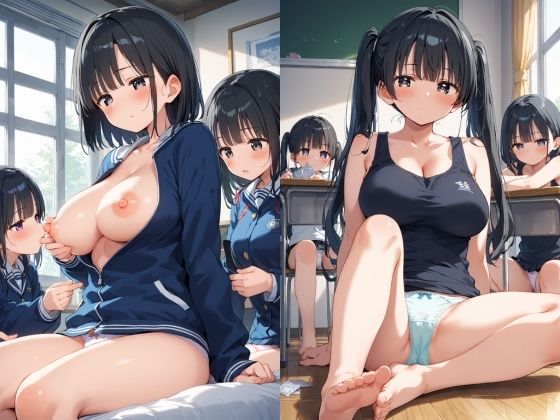 乱交学園、巨乳JKエロエロハーレム合宿 画像1