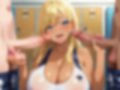 爆乳黒ギャルがスク水でやりたい放題！