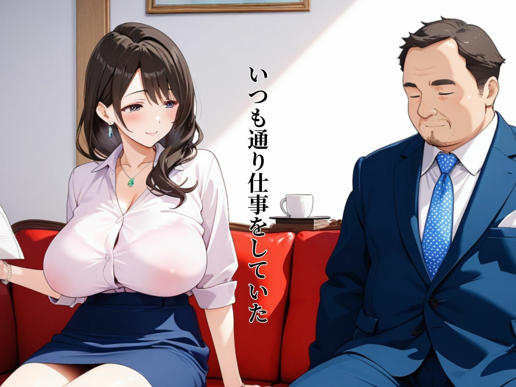 サンプル画像1:おじ喰い  妻子持ちのおじさん同僚の喰べちゃいました(ゆりぴー) [d_565026]