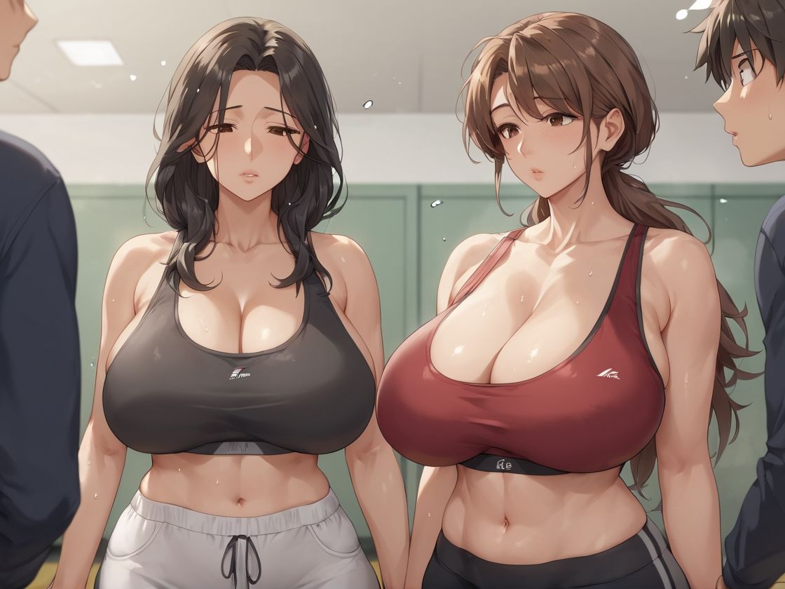 巨乳人妻 大乱交 画像4