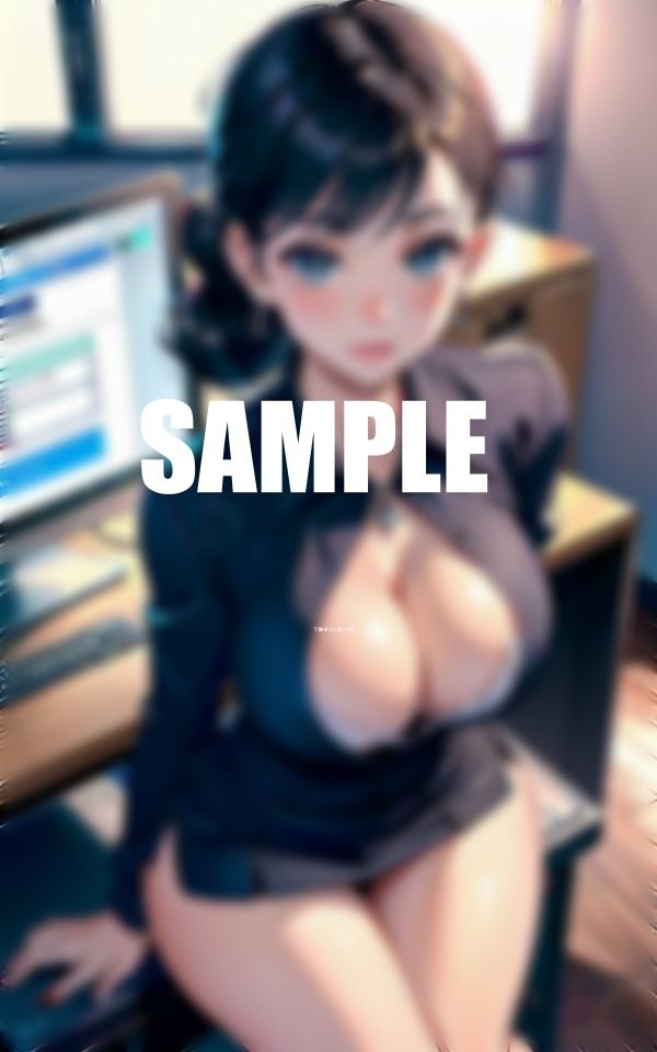 サンプル画像1:誘う巨乳美女OLたちエロカワイイ彼女たちの下半身事情(AI美女LABO.9) [d_565073]