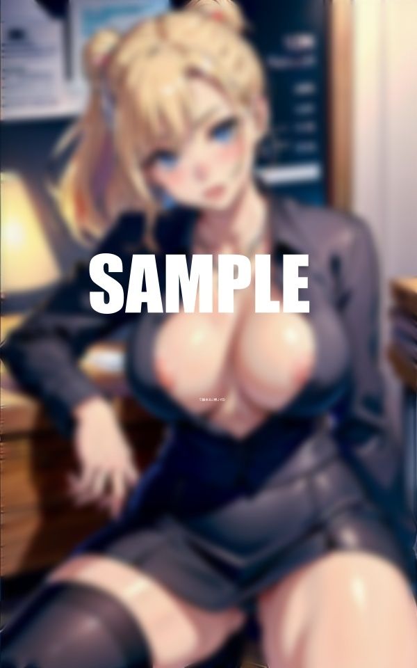 サンプル画像2:誘う巨乳美女OLたちエロカワイイ彼女たちの下半身事情(AI美女LABO.9) [d_565073]