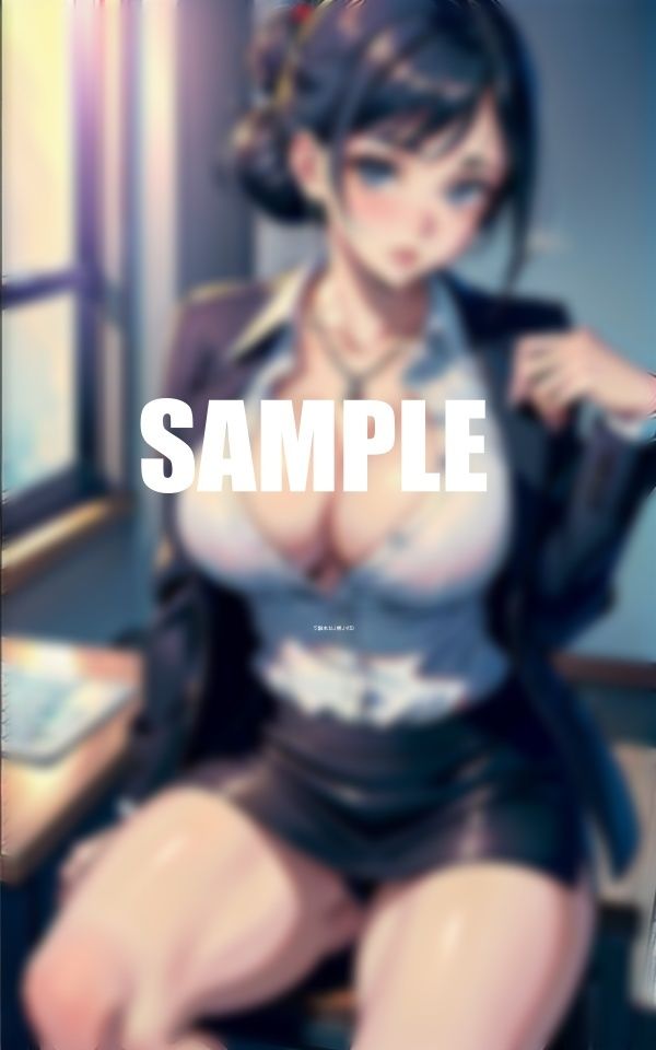 サンプル画像4:誘う巨乳美女OLたちエロカワイイ彼女たちの下半身事情(AI美女LABO.9) [d_565073]