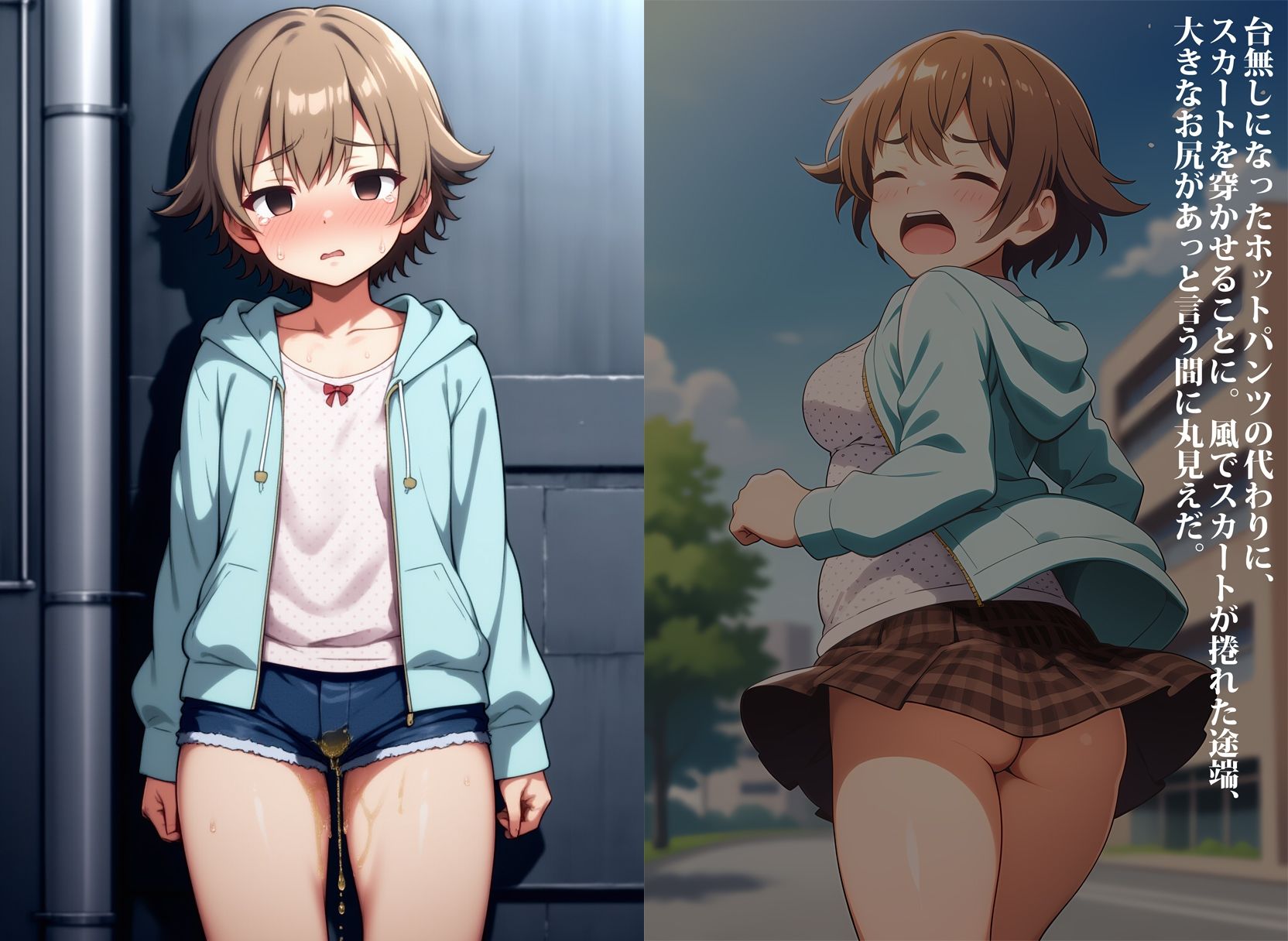 ぽっちゃりメス男子が男の娘に目覚めるまで失禁調教した件 画像7