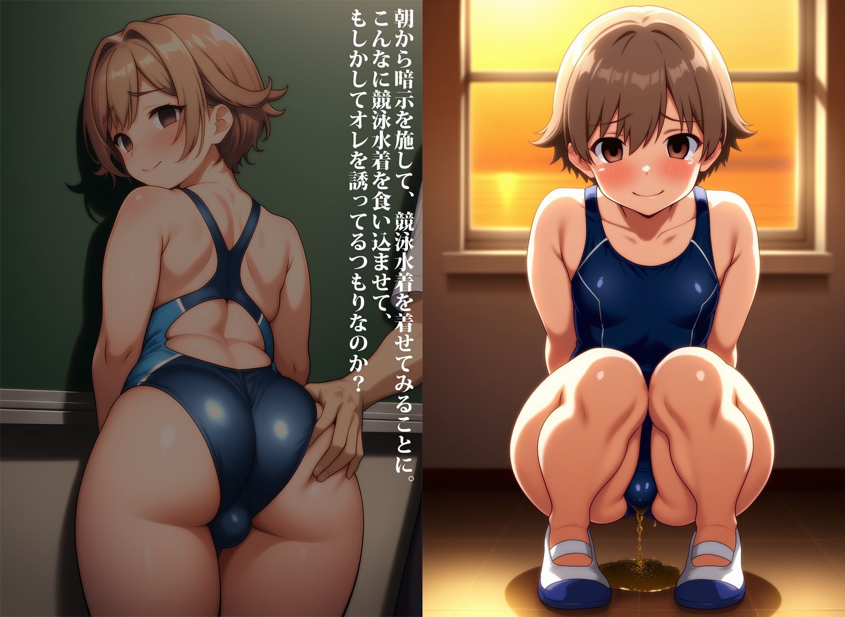 ぽっちゃりメス男子が男の娘に目覚めるまで失禁調教した件 画像8