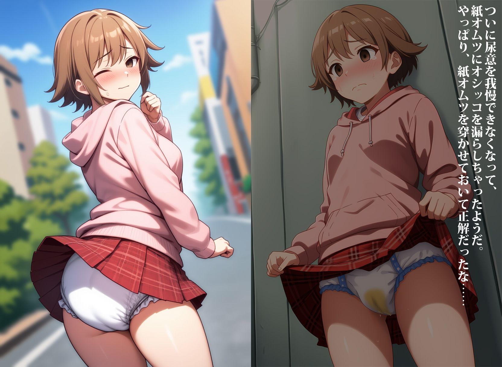 ぽっちゃりメス男子が男の娘に目覚めるまで失禁調教した件 画像9