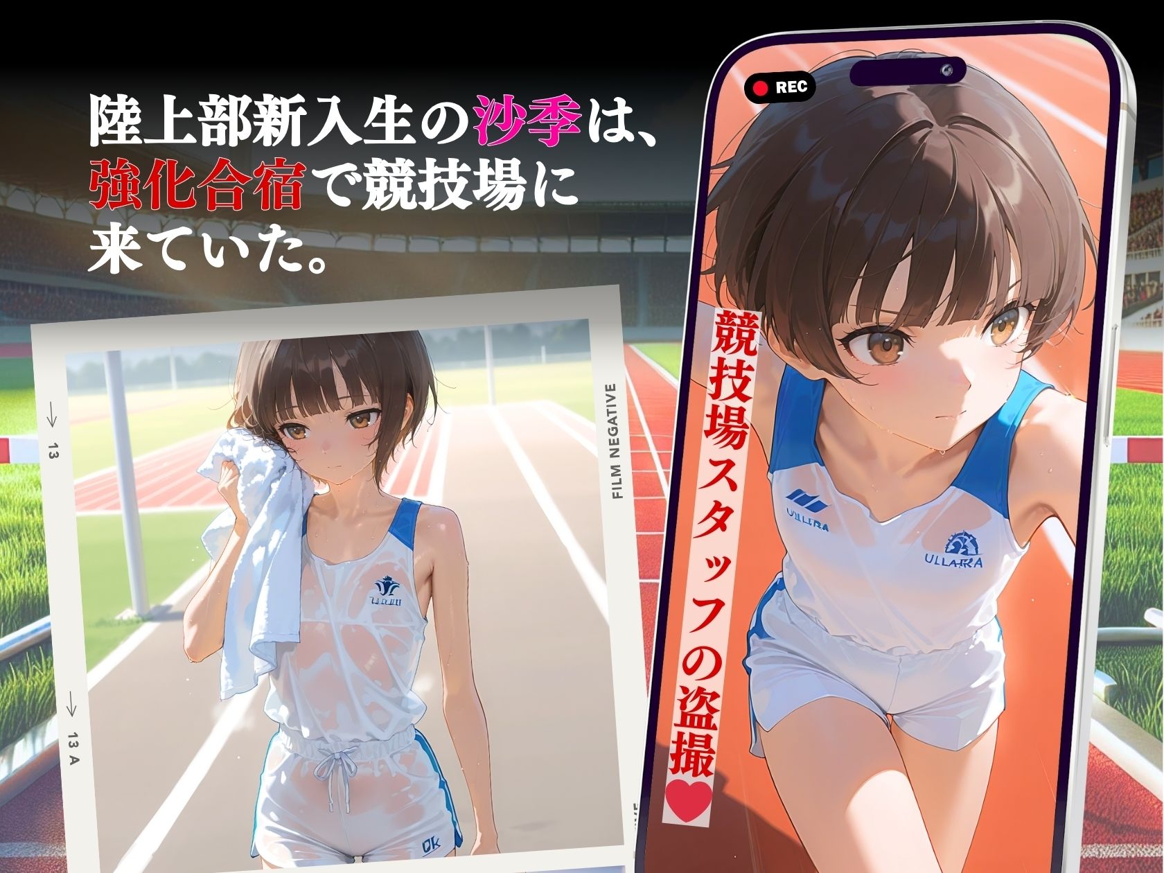 陸上部新人初めての強化合宿「何をしてでも一番になりたいです…」 推し娘 エロ画像4