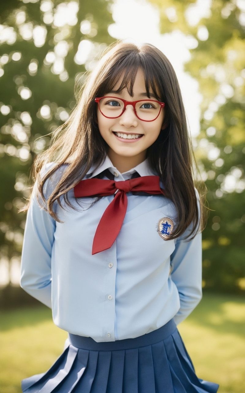 AI美女写真集┃風紀委員の美女 画像3
