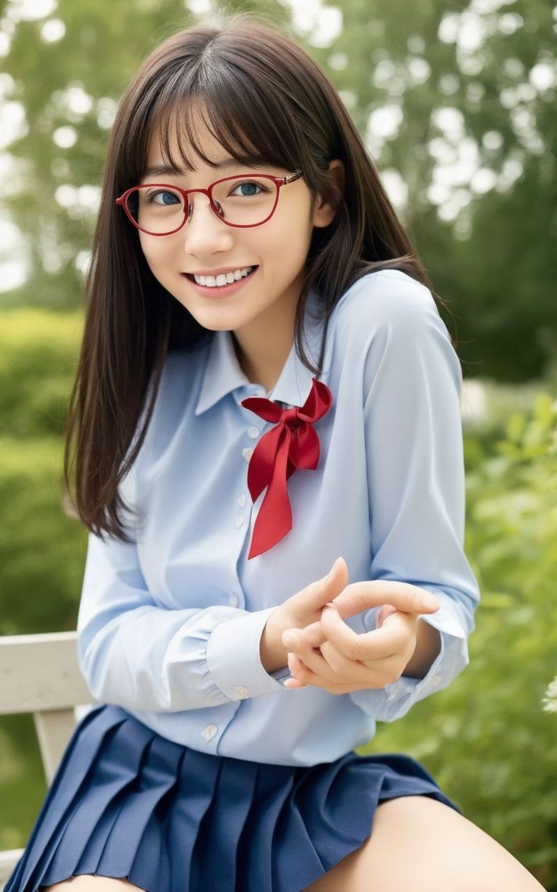 AI美女写真集┃風紀委員の美女 画像4
