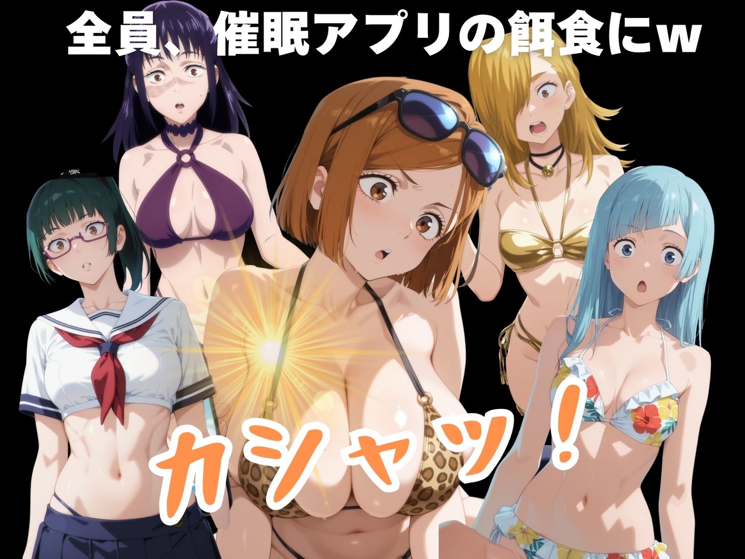 サンプル画像2:寝取られた水着の呪術師(もふもふピクセルズ) [d_565306]