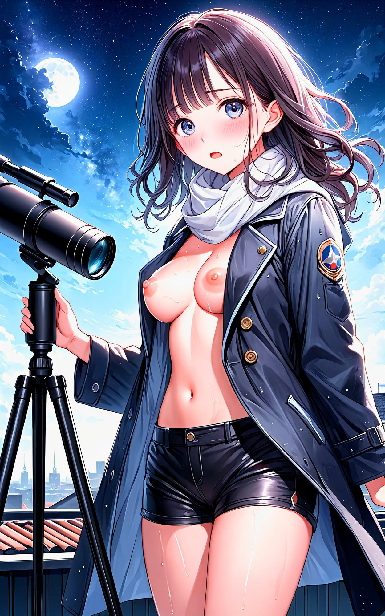 サンプル画像4:【R-18】エチエチ天体観測部 （上級生） 星空の下でエッチな観測しちゃう先輩とぼく vol.2(BETA) [d_565307]