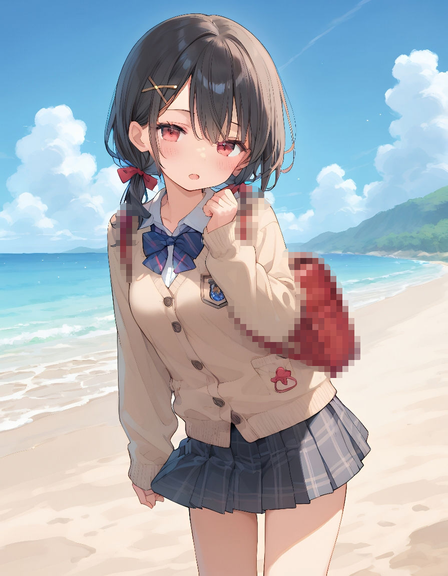 サンプル画像1:『ぽに★つい！』黒髪美少女萌ええろCG集vol.3【超美麗4K高画質】(ひかるーな) [d_565341]