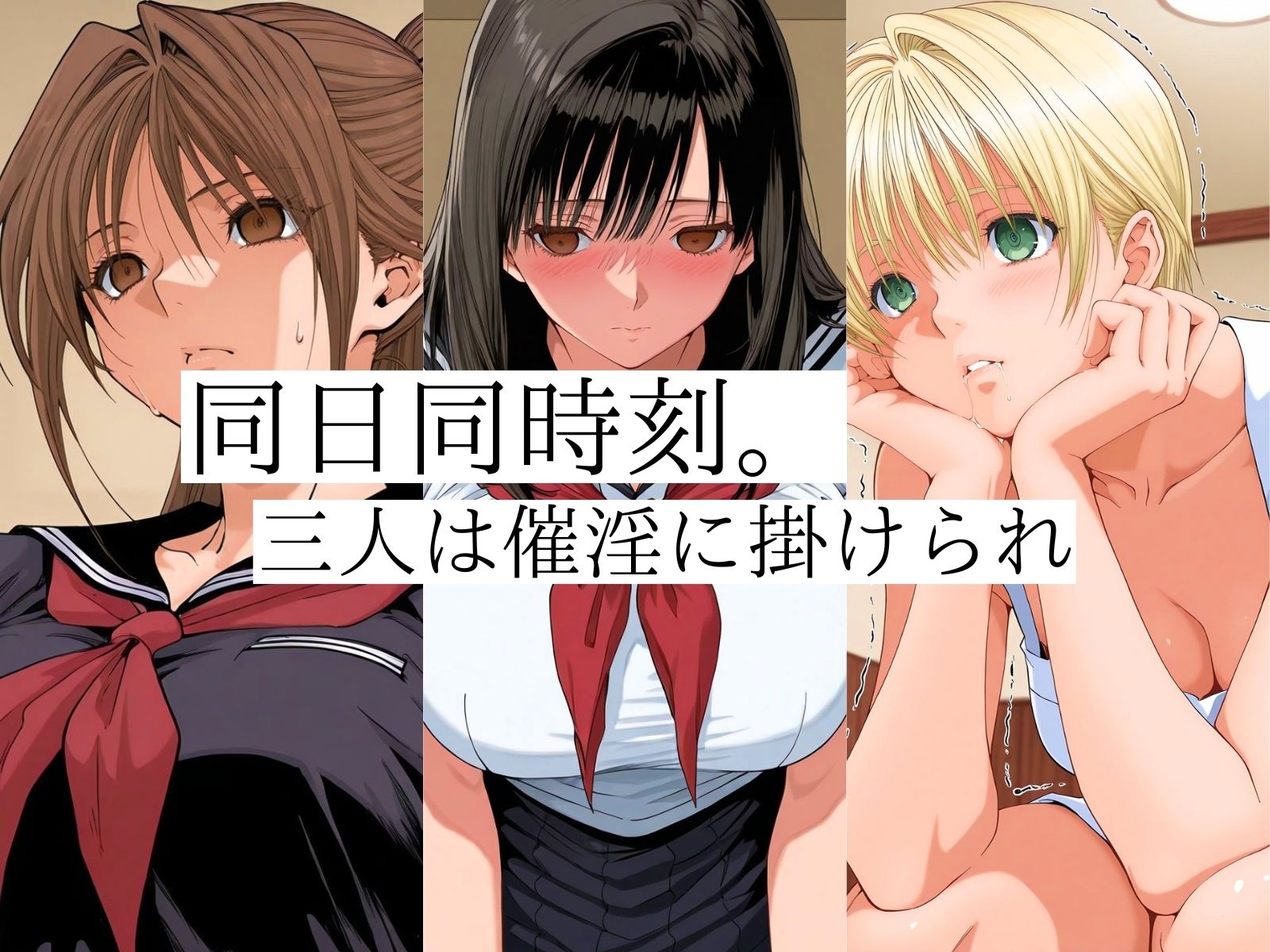 催淫突撃テントハウス AYA&TSUKASA&SATSUKI 画像1