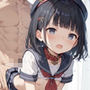 おかっぱの制服貧乳肉便器