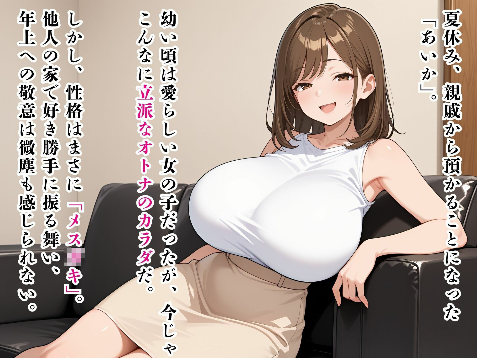 サンプル画像1:親戚の生意気娘をナマでイキって理解らせてやった(みるくさんど) [d_565409]