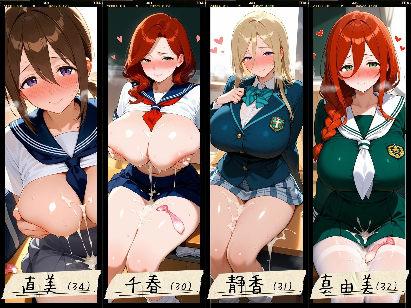 サンプル画像2:24人の爆乳人妻女子校生服生ハメ_VIP(J Butterfly) [d_565472]