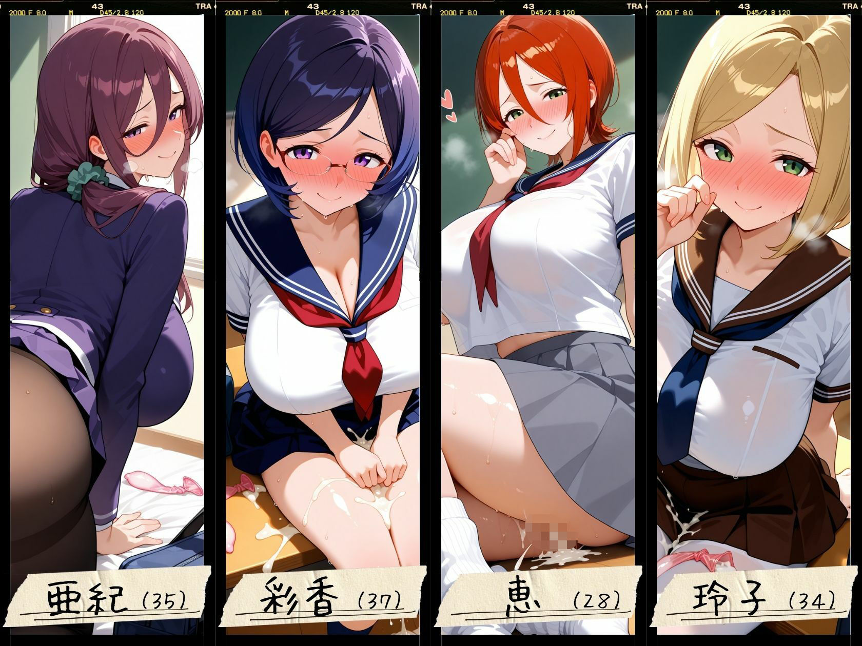 サンプル画像4:24人の爆乳人妻女子校生服生ハメ_VIP(J Butterfly) [d_565472]