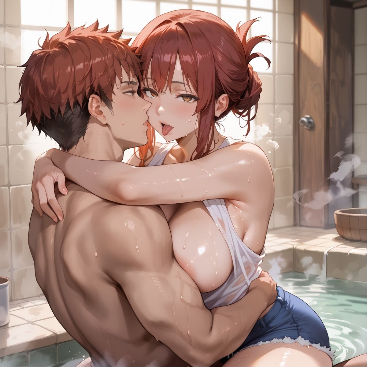 サンプル画像2:【PART5】ヌキあり！下半身を癒してくれる番台娘(いらすと屋さん) [d_565539]