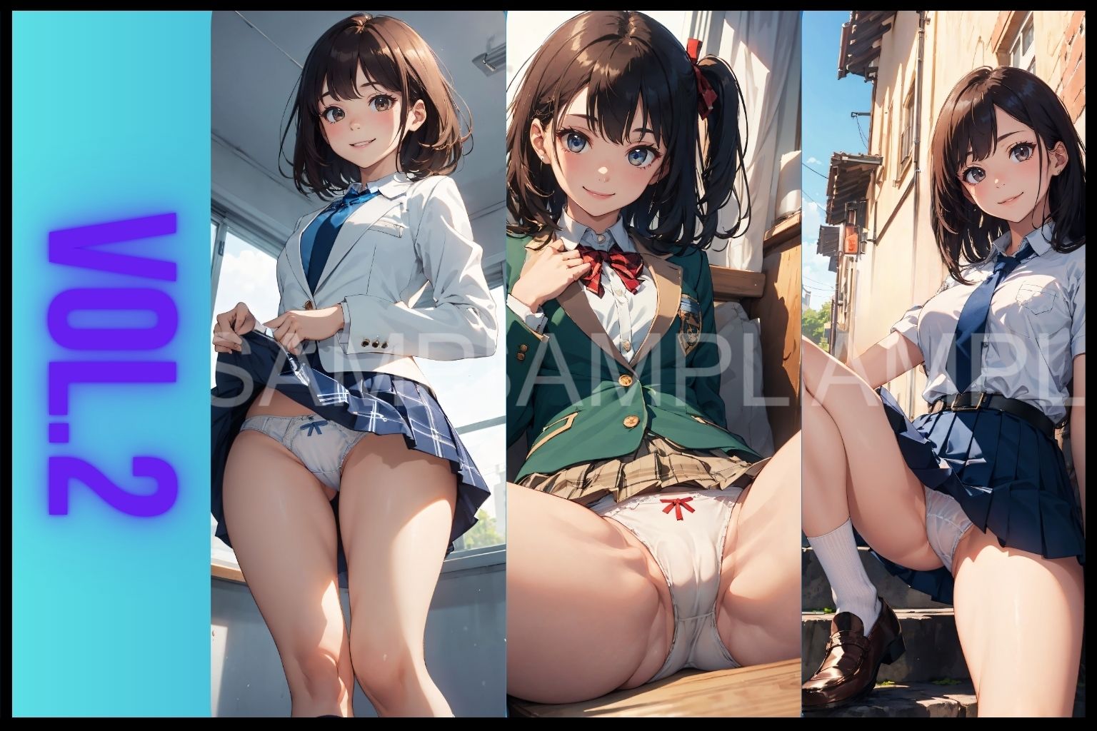 制服女子パンティー図鑑総集編 画像3