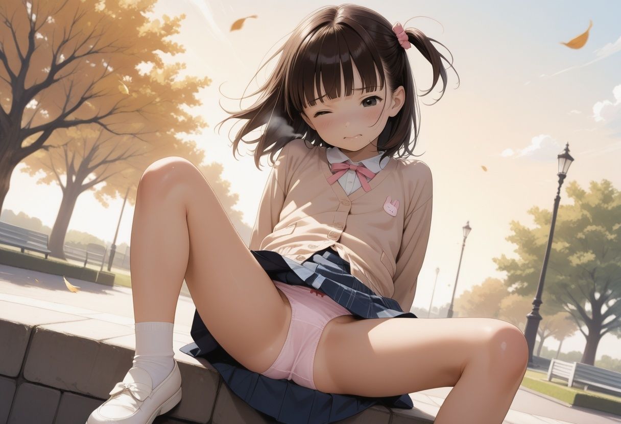 妹パンチラおまんこ観察〜パイパン妹にパンツとまんすじとおまんこ見せてもらう〜4