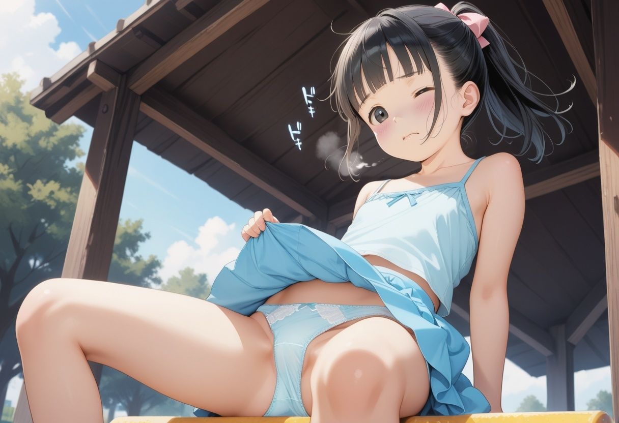 妹パンチラおまんこ観察〜パイパン妹にパンツとまんすじとおまんこ見せてもらう〜7