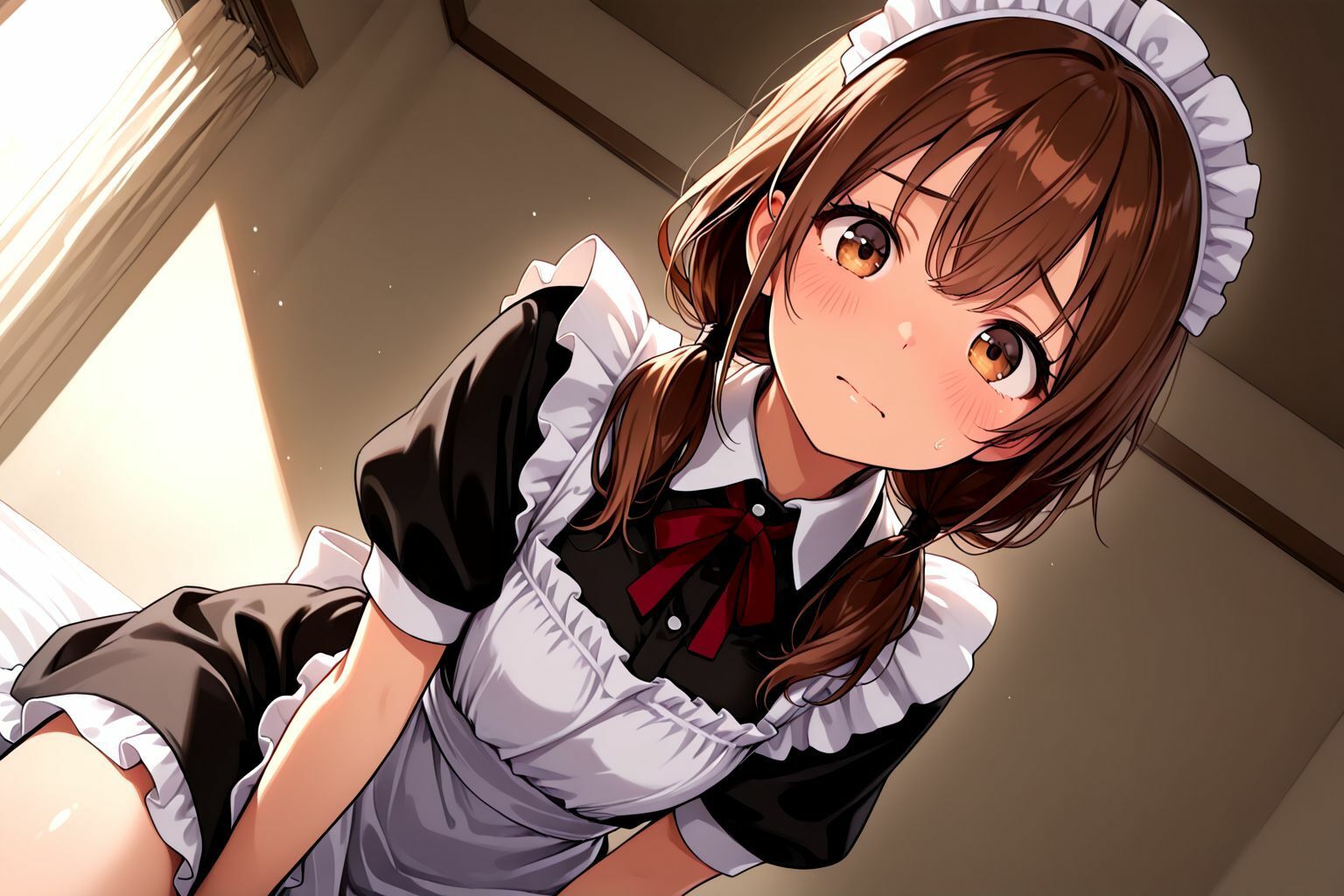 サンプル画像3:エッチなメイドじゃダメですか？(えちえち) [d_565651]