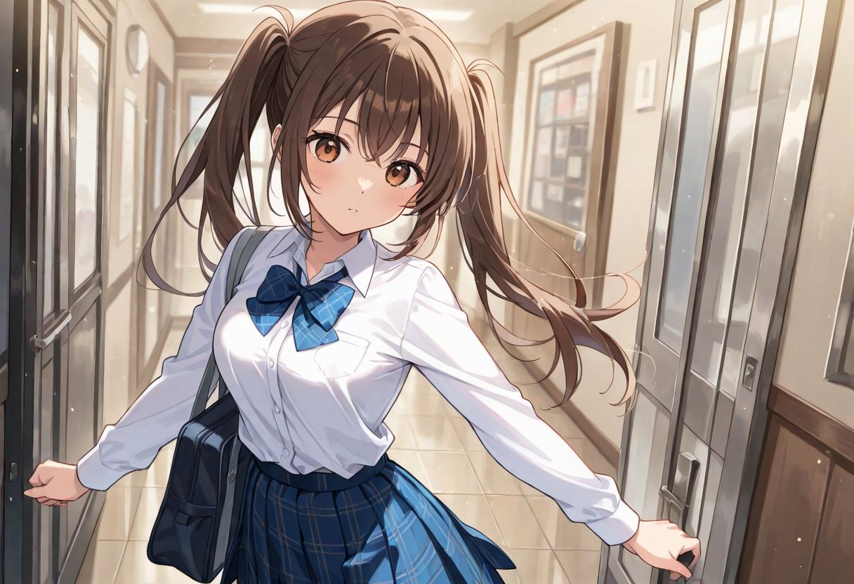 サンプル画像1:通学中の女子校生に濃厚精子を種付け(イトヒキマン) [d_565685]