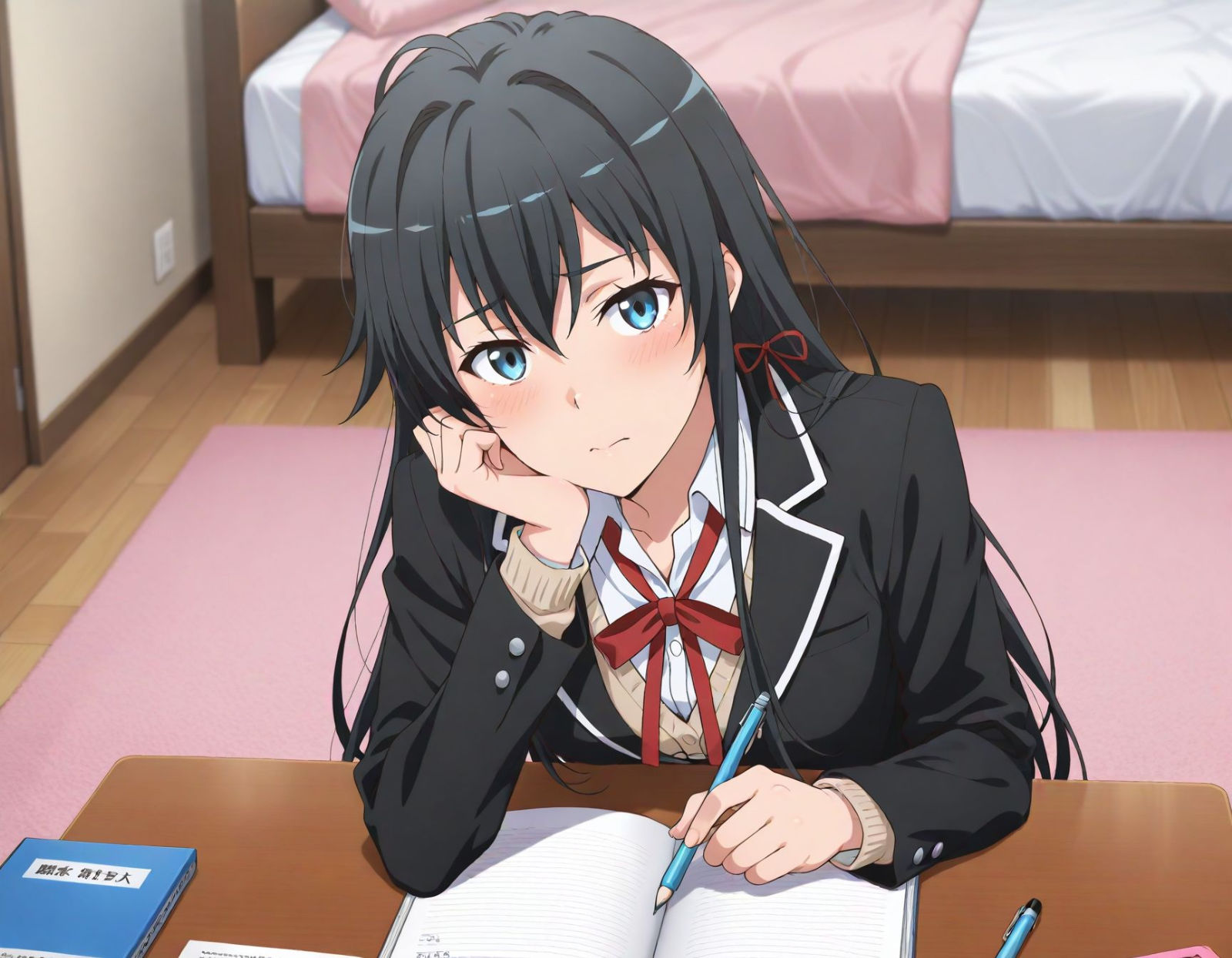 雪ノ下雪乃 自宅&学校ラブラブえっち 画像1