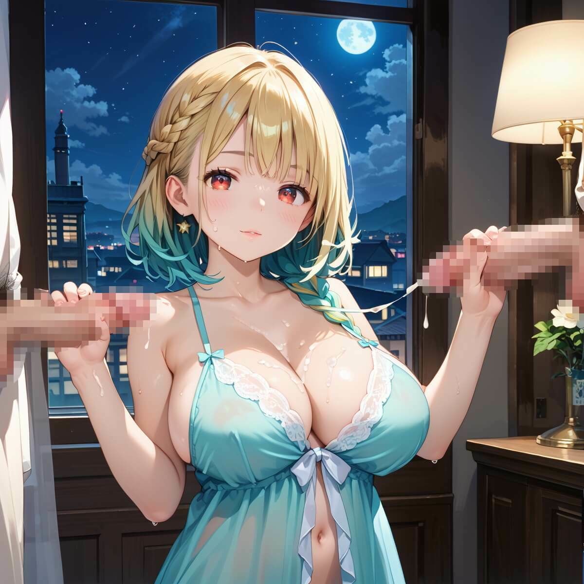 サンプル画像3:俺を誘惑してくる、君が好き〜大人下着で悩殺の夜〜5【厳選CG210枚収録】(女神プロダクション) [d_565772]