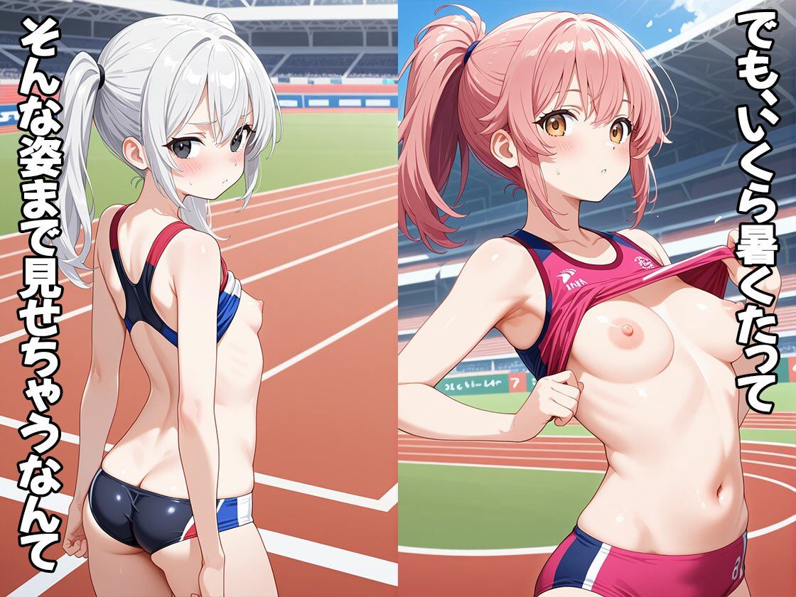 サンプル画像2:陸上部健康的ボディーお披露目会（CG100枚）(ふぇっちずむ) [d_565803]