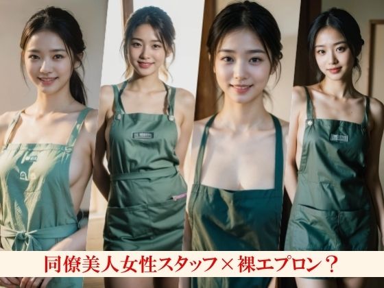 二人きりのカフェバイト裸エプロンで誘惑してくるけどもはや見えている件〜巨乳の同僚はアプローチ方法もちょっぴり変だった〜 画像2