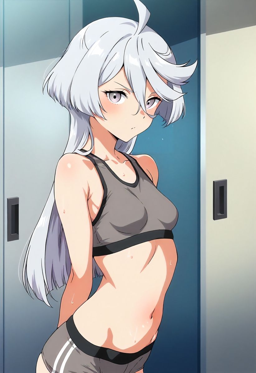 ミ〇リネ・レンブランコスプレの女の子とロッカールームでエッチ 画像2