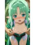 スレンダーエルフ美少女との甘いひと時