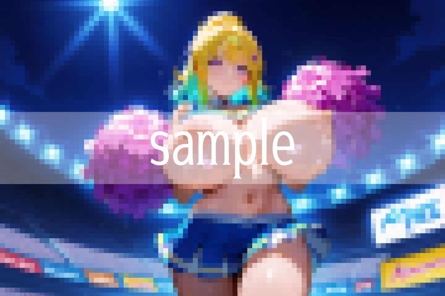 サンプル画像1:巨乳チアの水分補給は…私の母乳でいいよね…？？(ボインの時間) [d_565846]