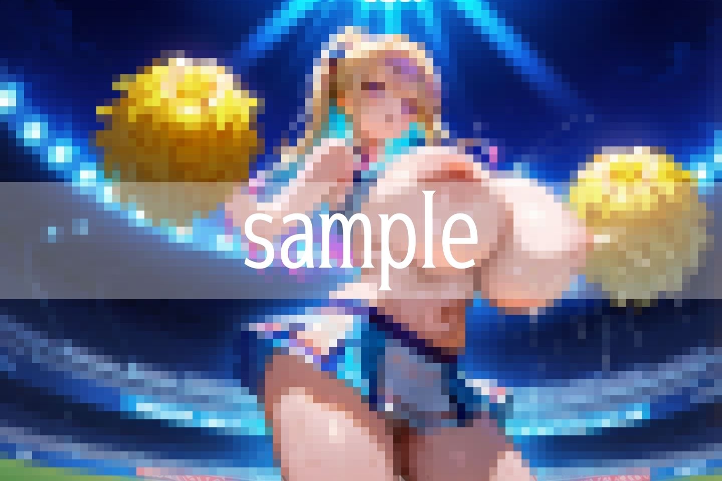 巨乳チアの水分補給は...私の母乳でいいよね...?? 画像7