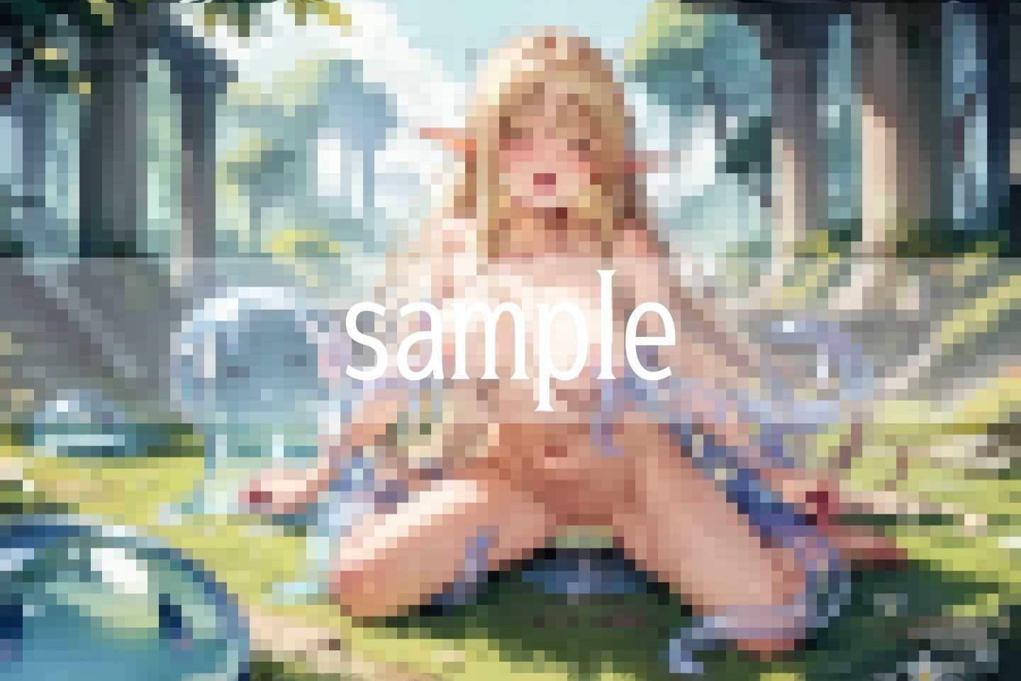 サンプル画像2:処女エルフはモンスターと性行為を断れない(ボインの時間) [d_565862]