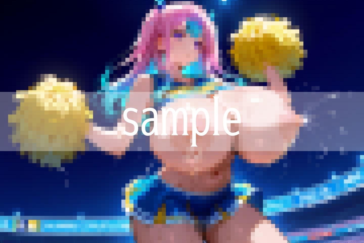 超乳チアの母乳吹き出しHな応援団 画像5