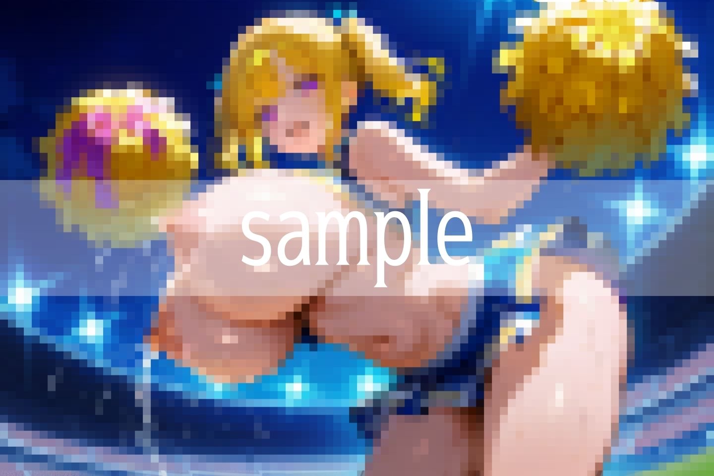 サンプル画像6:超乳チアの母乳吹き出しHな応援団(ボインの時間) [d_565865]