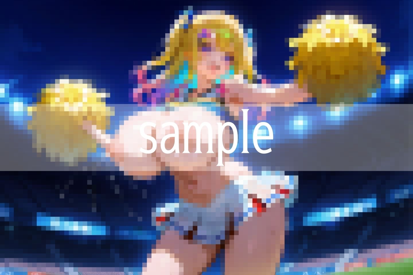 超乳チアの母乳吹き出しHな応援団 画像8