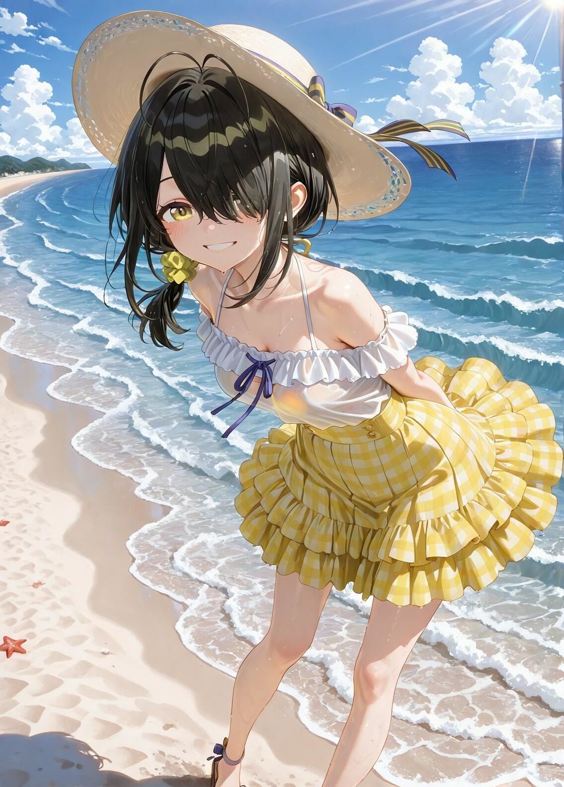 サンプル画像1:「紫雲寺家の子○たち」紫雲寺ことのセクシー写真集（全500枚）(人の海) [d_565939]