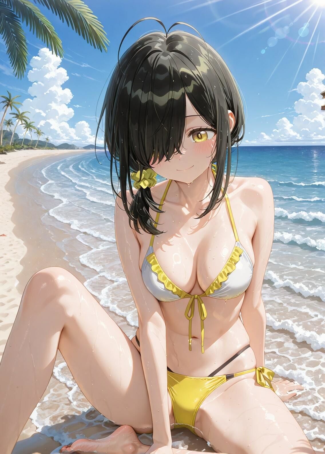 サンプル画像2:「紫雲寺家の子○たち」紫雲寺ことのセクシー写真集（全500枚）(人の海) [d_565939]