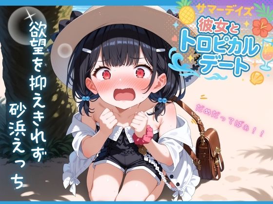 大好きな彼女とビーチバカンス 欲望を抑えきれず砂浜えっち【どっぷりちゃん】