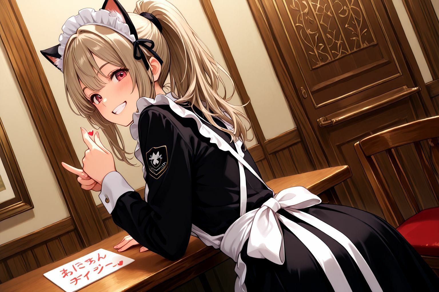 サンプル画像1:ミックスガールズコレクション  猫耳メイド喫茶のえちえち裏オプション(えちえち) [d_566139]