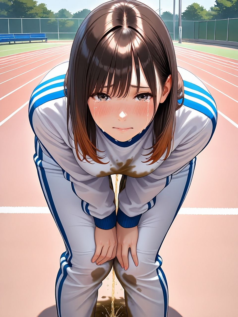 限界我慢 下痢 おもらし女子図鑑 -パンツ・タイツ・制服・運動着 編- 画像7