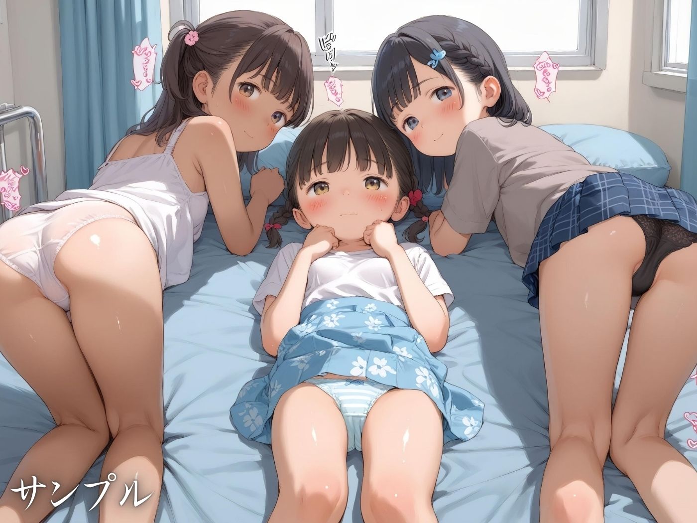 サンプル画像4:新入生性教育〜汚された生徒達〜2(変態ドクター) [d_566149]