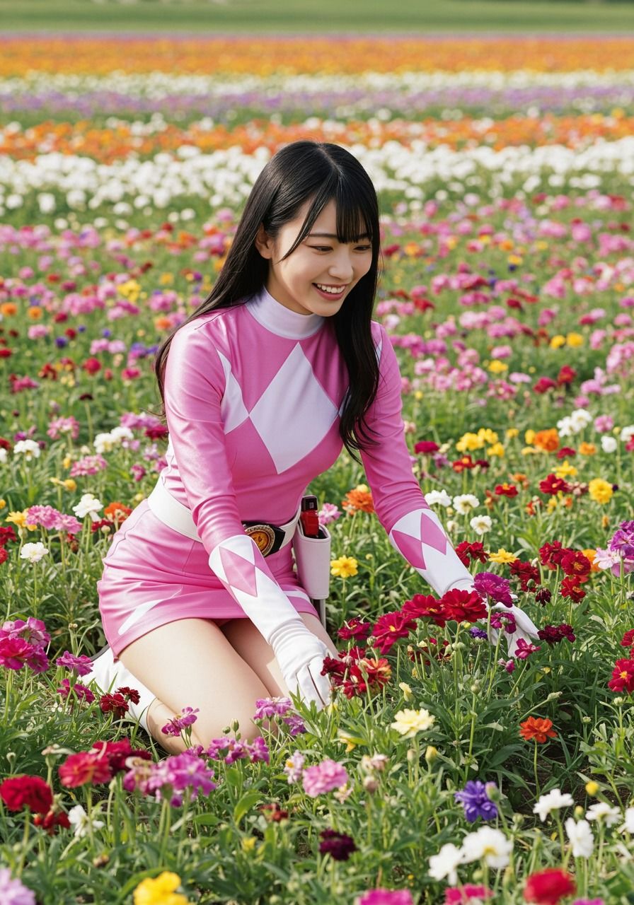 もてあそばれる敗者ピンクレンジャー 画像1