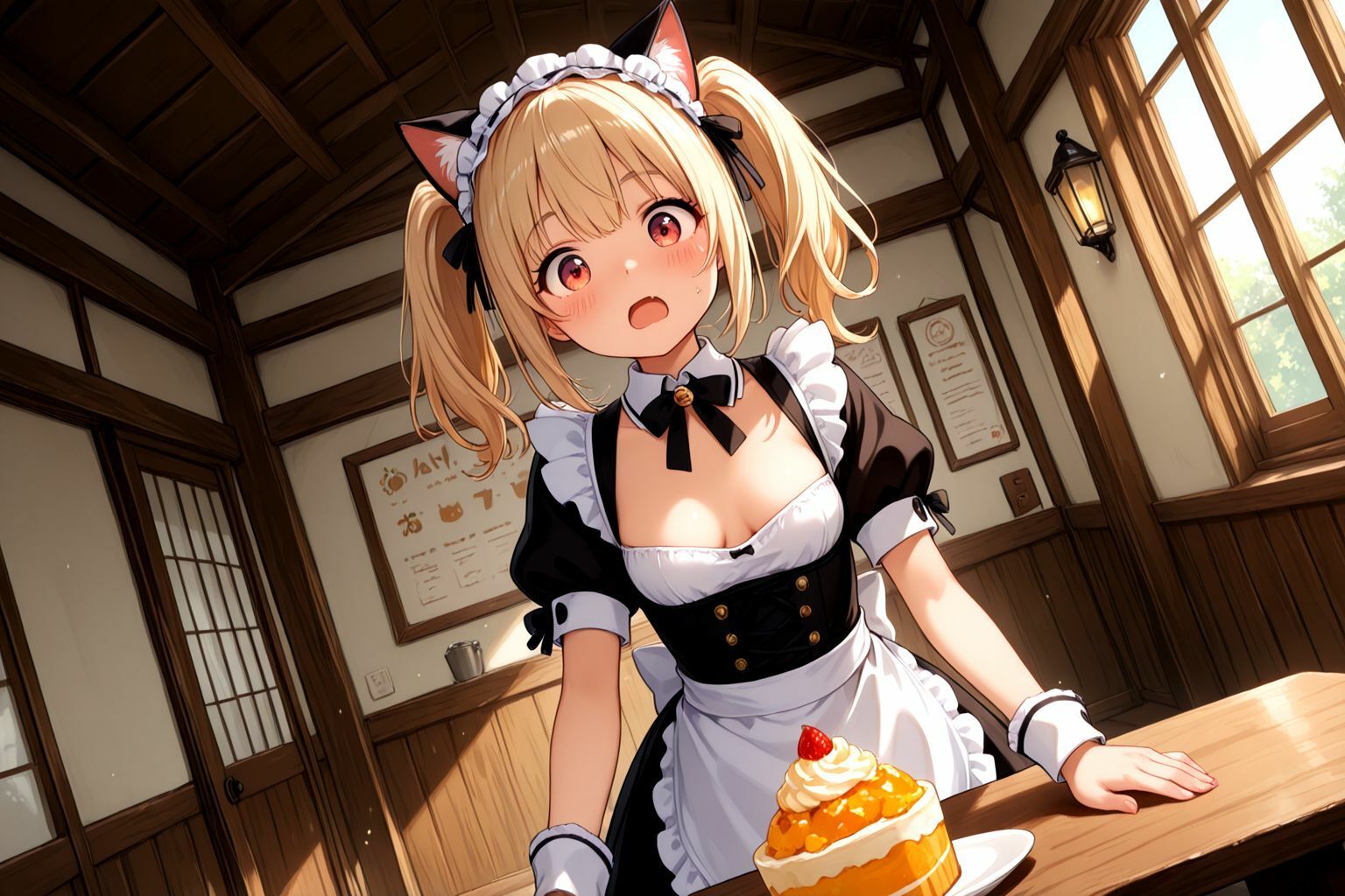 サンプル画像1:ミックスガールズコレクション ちっぱいネコミミメイド喫茶のえっちな裏オプション(ミックスガールズコレクション) [d_566168]