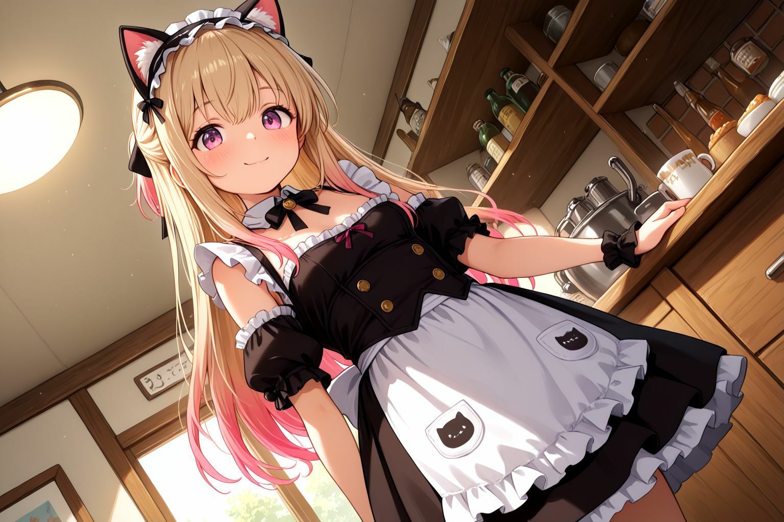 サンプル画像3:ミックスガールズコレクション ちっぱいネコミミメイド喫茶のえっちな裏オプション(ミックスガールズコレクション) [d_566168]